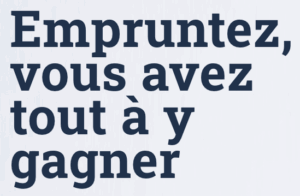 Empruntez vous avez tout à y gagner ma-bo
