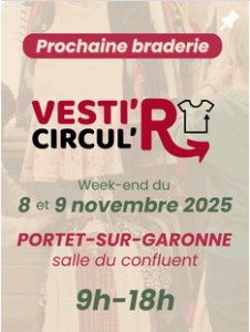 Affiche Braderie KSK Braderie Vesti Circul R
